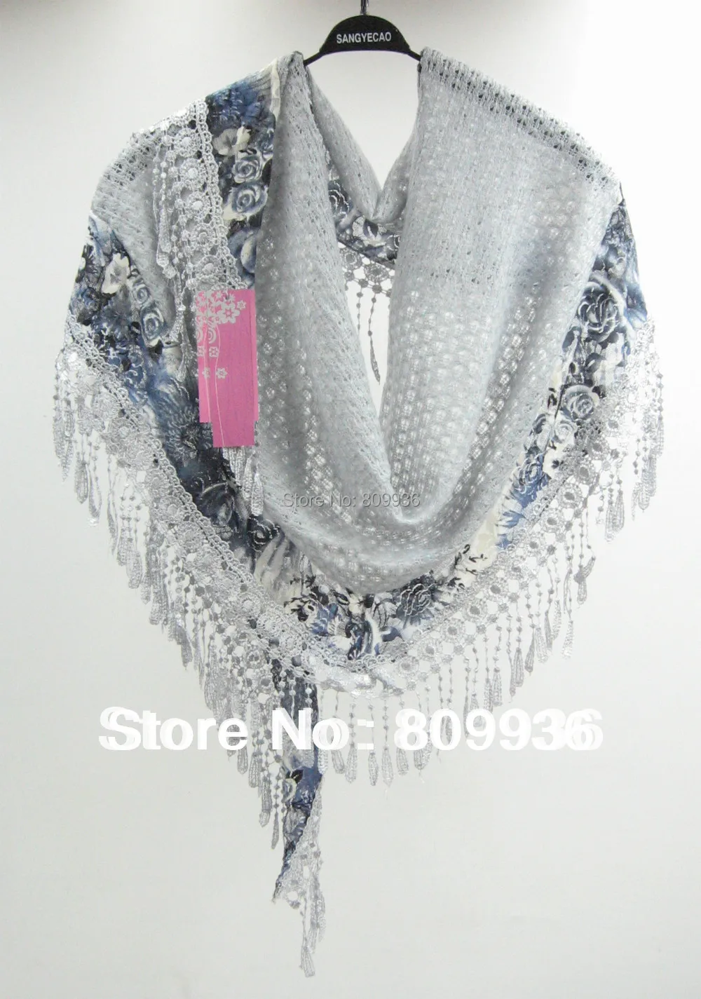 Бесплатная доставка выход фабрики! Женщины женщина мода шарф Женская цветок