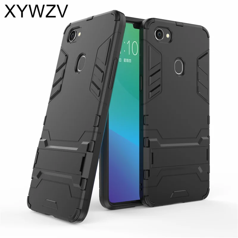 Для крышки OPPO F7 Силиконовый противоударный Чехол Робот резиновый чехол для