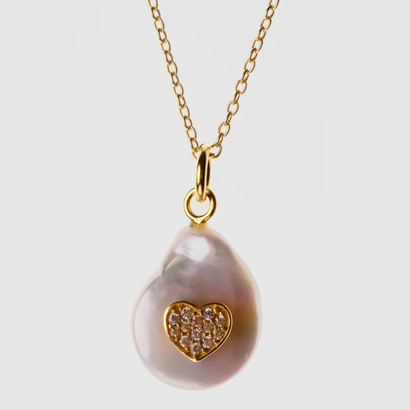 Бутик аморта 925 серебро маленькое сердце с кулоном cz Ожерелье|hearts small|heart heartnecklace