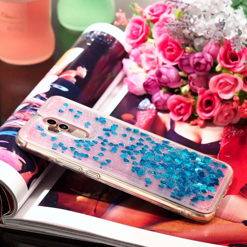 

Luxury Glitter Liquid Sand Quicksand Bling Mobile Phone Case Soft Silicone Cover Skin Shell Coque Funda for HUAWEI Mate 20 Lite