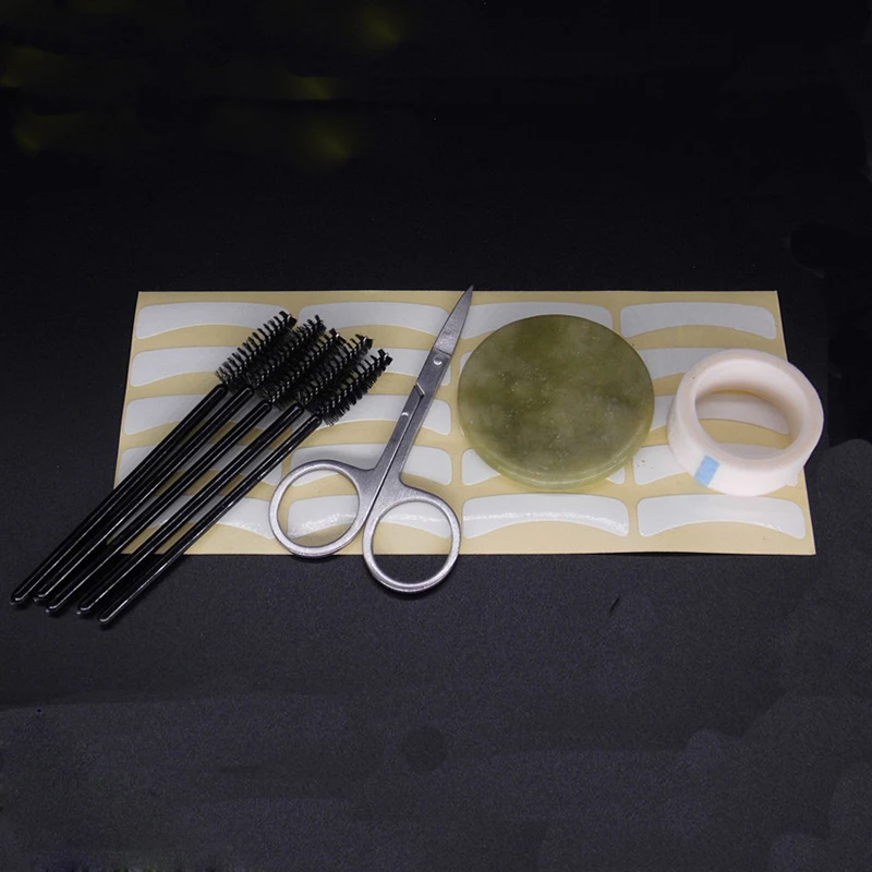 Professional False Eyelash Extension Cosmetic Set Natural Cluster Long Individual Lashes Kit Makeup | Красота и здоровье