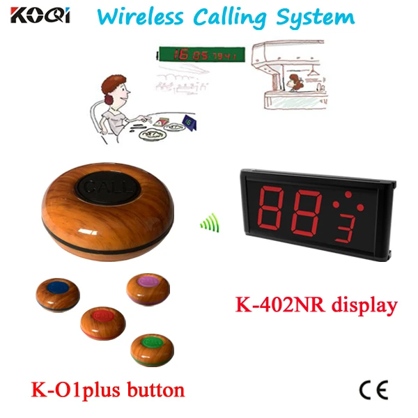 Userfriendly Long Range Wireless Restaurant Pager Bell Wireless Table Service Guest Call Button System Waiter Buzzer Call System