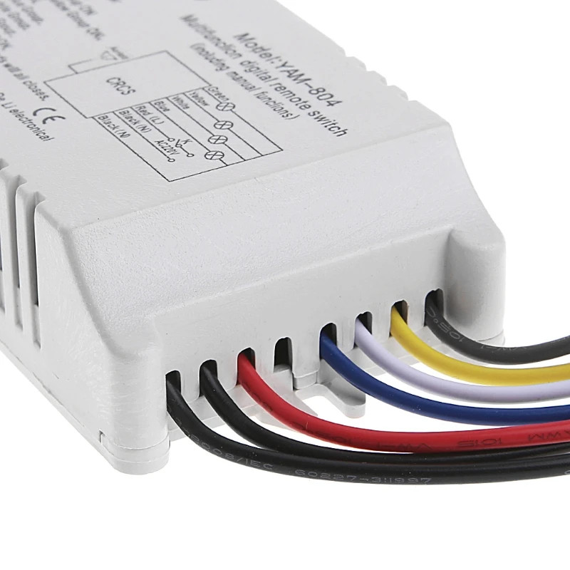 Высокое качество 220V 1/2/3/4 подъездных путей, Беспроводной на включение/выключение лампы дистанционного Управление переключатель приемник передатчик