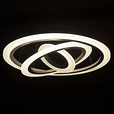 60 см Матовый акриловый современном подвесной светильник LED лампа для столовой