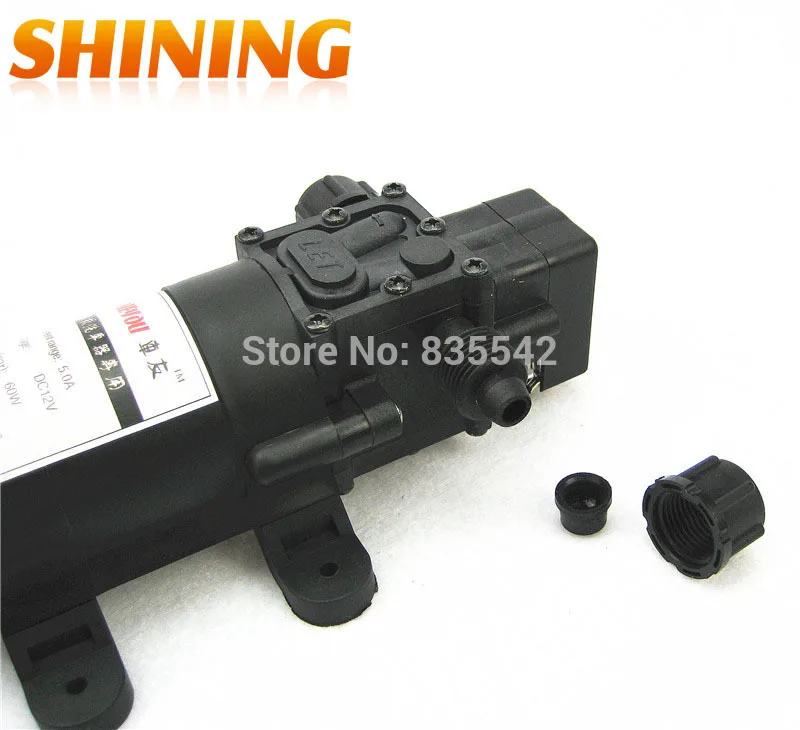 Мембранный Водяной насос высокого давления 12 В постоянного тока 5 А 120 фунтов на