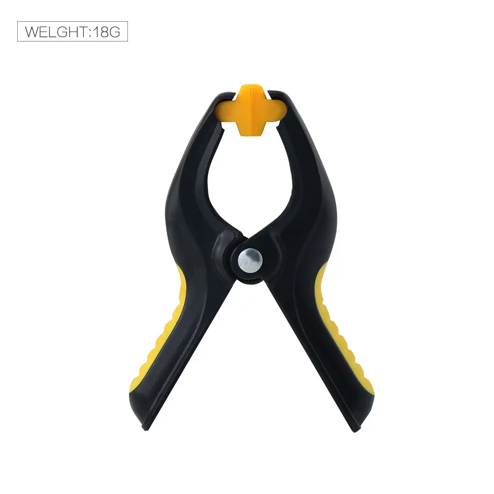 

500Pcs Universal Plastic Clip Fixture with Soft Pad for Mobile Phone Tablet Glued Screen Fastening Clamp DIY Repair Tools