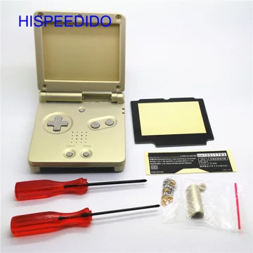 Hispeedo 10 шт./лот полный корпус крышка ремонтные части для nintendo GBA SP чехол для Gameboy Advance корпус SP отвертка