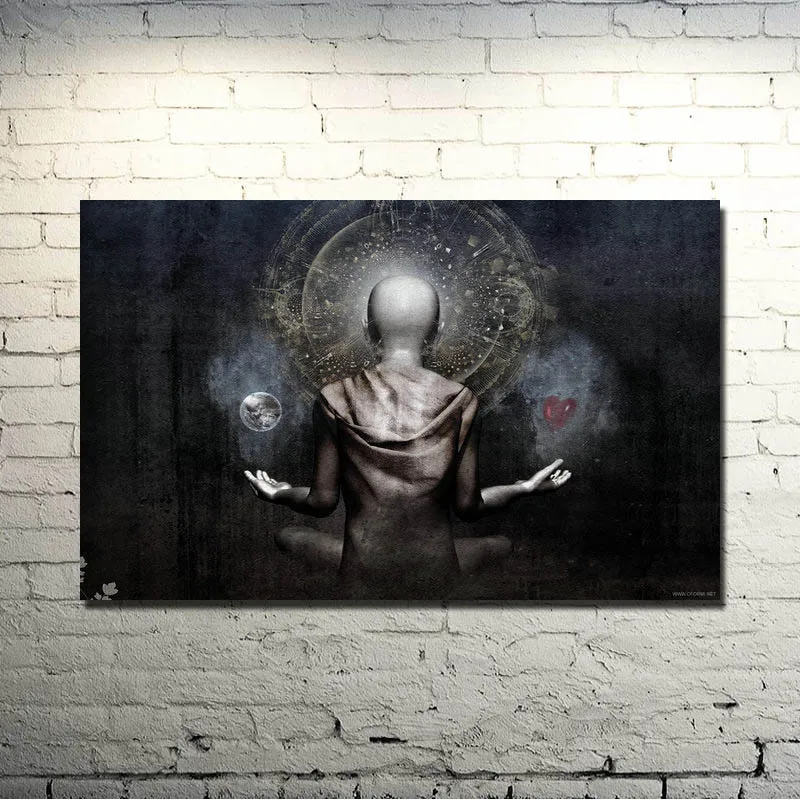 Из мультфильма Холодное сердце камень Бамбук Шелковый арт плакат для буддизма