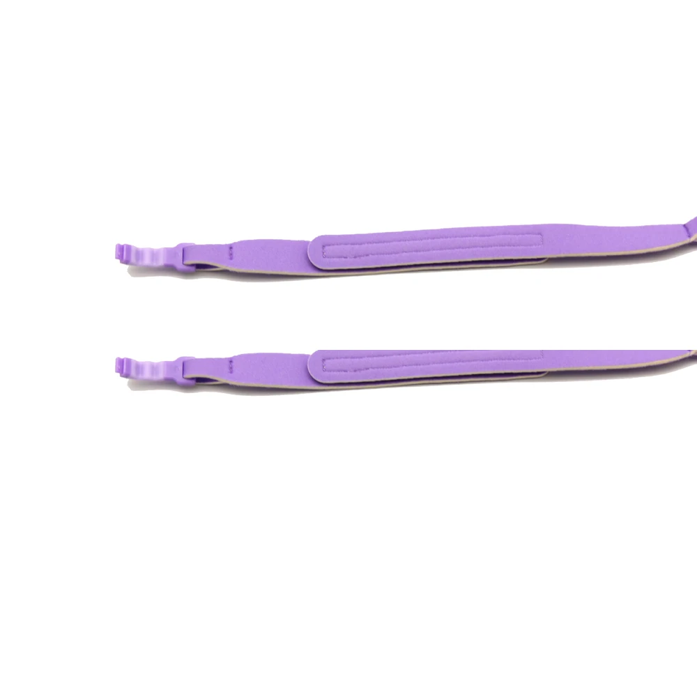 purple 2pcs Детские оптические очки спортивный ремень детская рамка шнур головная повязка фиксатор Регулируемая длина безопасности крюк и петля ремень - Цвет: purple 2pcs