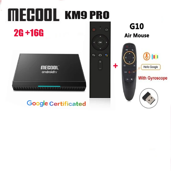 2G 16G G10 Android tv 9,0 Сертифицированный Google MECOOL KM9 PRO 4 ГБ 32 ГБ Android 9,0 ТВ приставка Amlogic S905X2 4K Voice 2,4G 5G Dual Wifi BT4.0 KM9A tv - Цвет: 2G 16G G10
