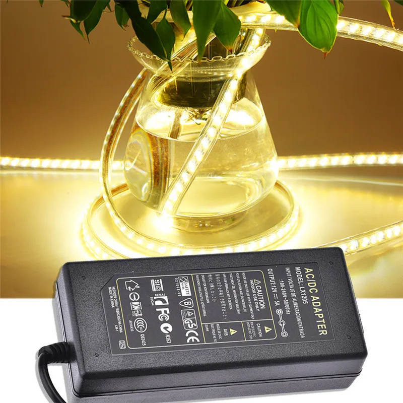 LAIDEYI 12V5A LED Привод 220 В переключатель адаптер питания светодиодная полоса света