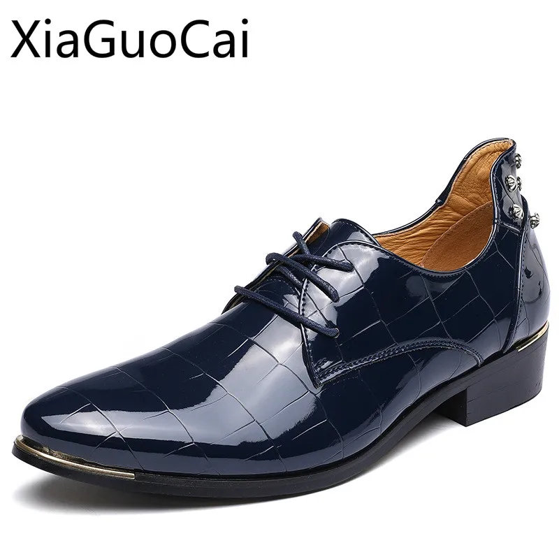 

Men's Casual Sneakers Shoes Large Size 47 Fashion England Bright Men's Casual Shoes Flat Sneakers