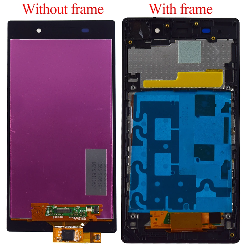 Для sony Xperia Z1 ЖК дисплей кодирующий преобразователь сенсорного экрана в сборе