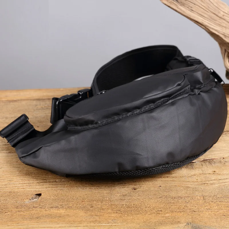 Мужские нейлоновые слинг-рюкзак Грудь Daypack Half Moon путешествия Assualt Многоцелевой