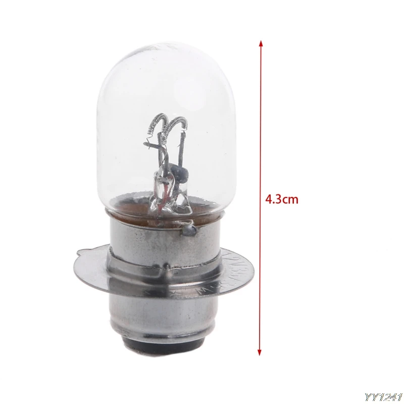 

T19 P15D-25-1 DC 12V 35W White Headlight Double Filament Bulb For Motorcycle New Arrival
