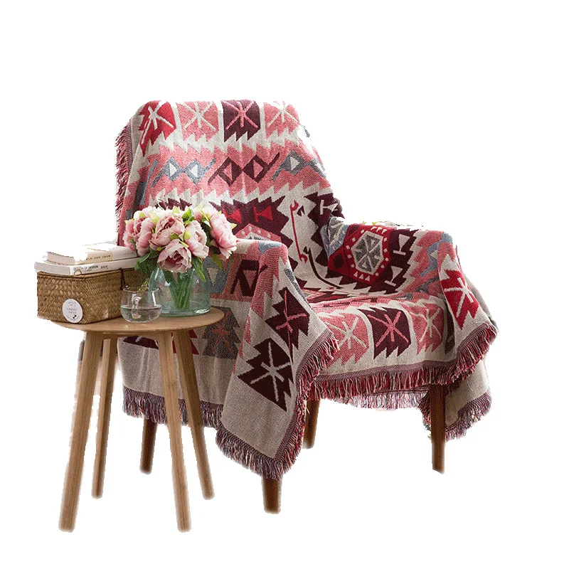 

Плед-одеяло с кисточками, покрывало для дивана, ковер, одеяло для дивана, полотенца, защитные чехлы, домашний текстиль Almofadas