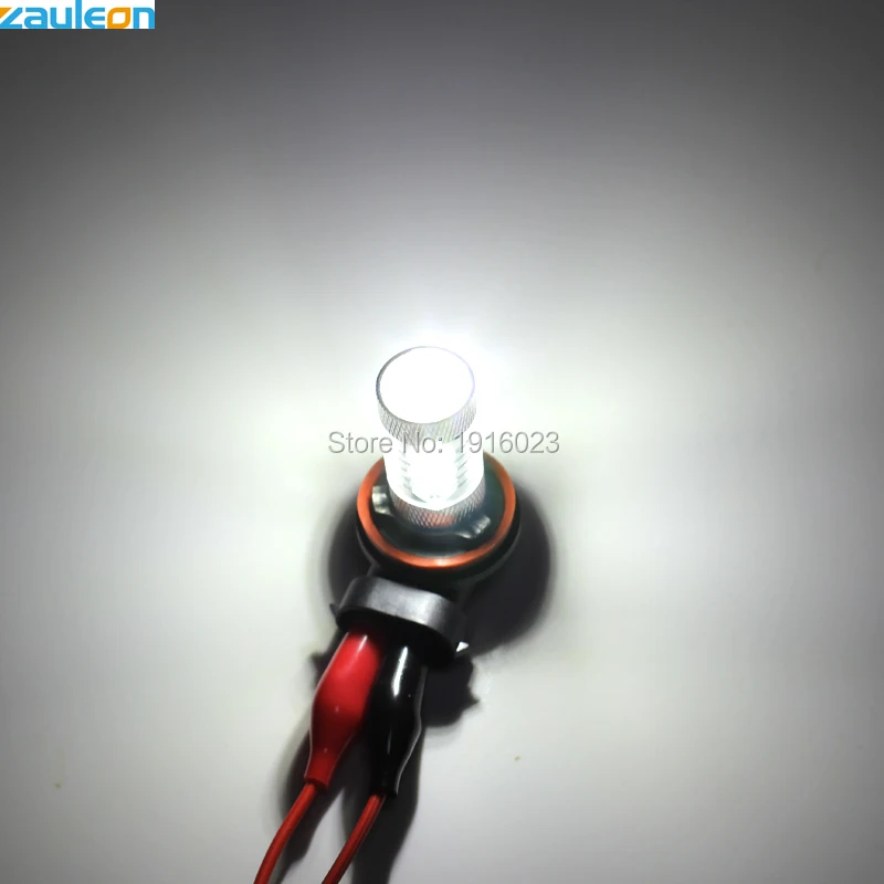 Zauleon 2 шт. H11 H8 80 Вт светодиодный фонарь 6000 К Белый DRL высокое Мощность фары Противотуманные дальнего света лампы автомобиль-Стайлинг