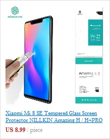 NILLKIN 3D закаленное стекло с закругленными краями для Xiaomi mi 8/mi 8 с полным покрытием Защитная пленка для экрана для Xiaomi mi 8 SE