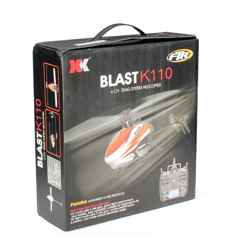 XK K110 Blast 6CH бесщеточный 3D6G система RC вертолет RTF для детей Веселые детские игрушки