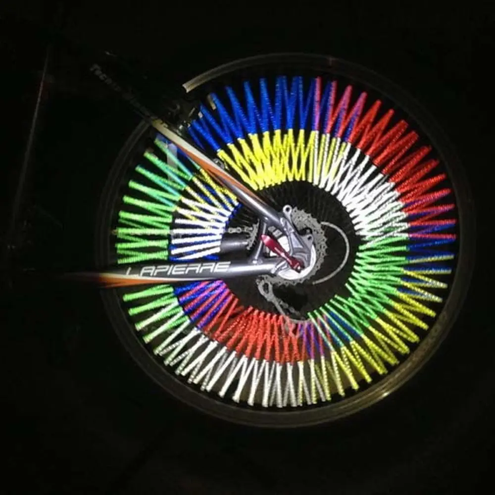 12 шт. Колёса для велосипеда обода говорил Отражатели Светоотражающие гору трубки