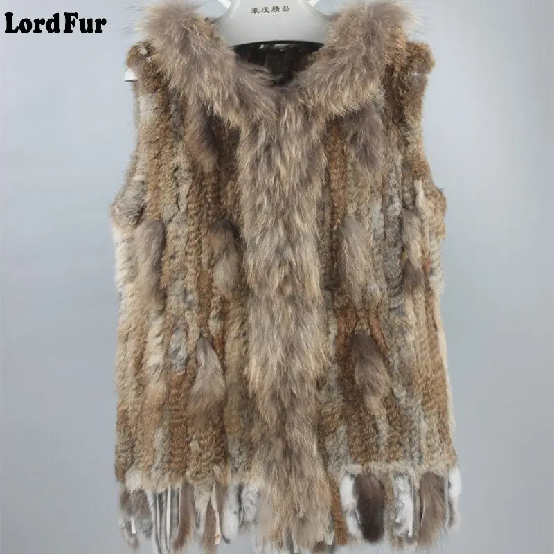 (TopFurMall) женский модный жилет из натурального кроличьего меха с капюшоном и