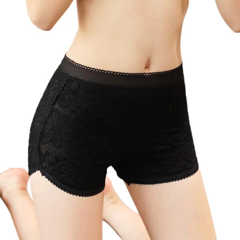 3 шт. женские бесшовные шорты невидимые безопасные летние кружевные с