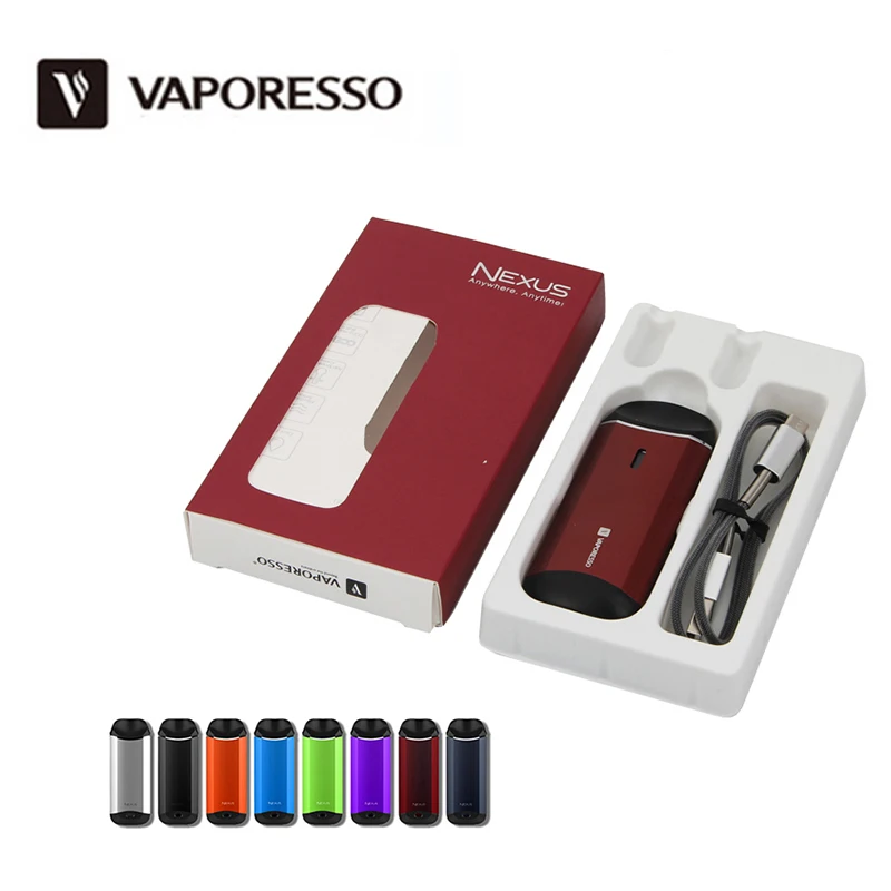 Vape Vaporesso Nexus 650 мАч Starter Kit 2 мл Ёмкость все в одном комплект испаритель VS Eleaf ijust s
