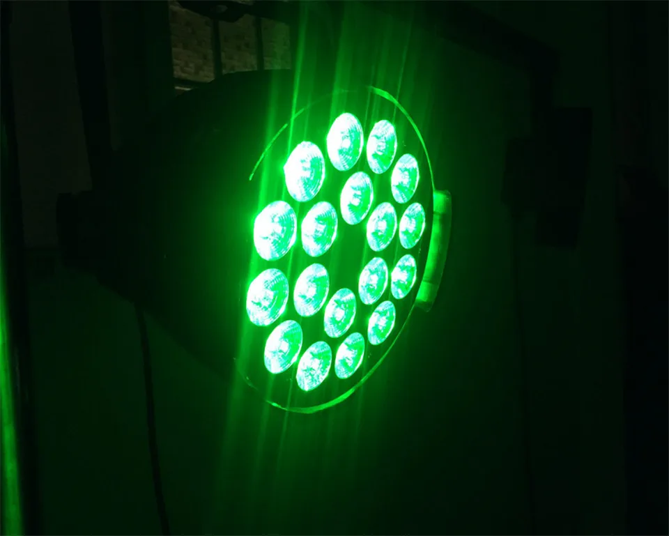 8 pz 18x18 W LED Par Luci con 1 кейс rgbwa uv 6in1 led par luce|rgbwa 6in1|led parrgbwa |
