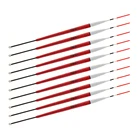 10 шт. 2 г высококачественные Легкие красные поплавки для рыбалки легкий набор из дерева бальса профессиональные рыболовные снасти аксессуары