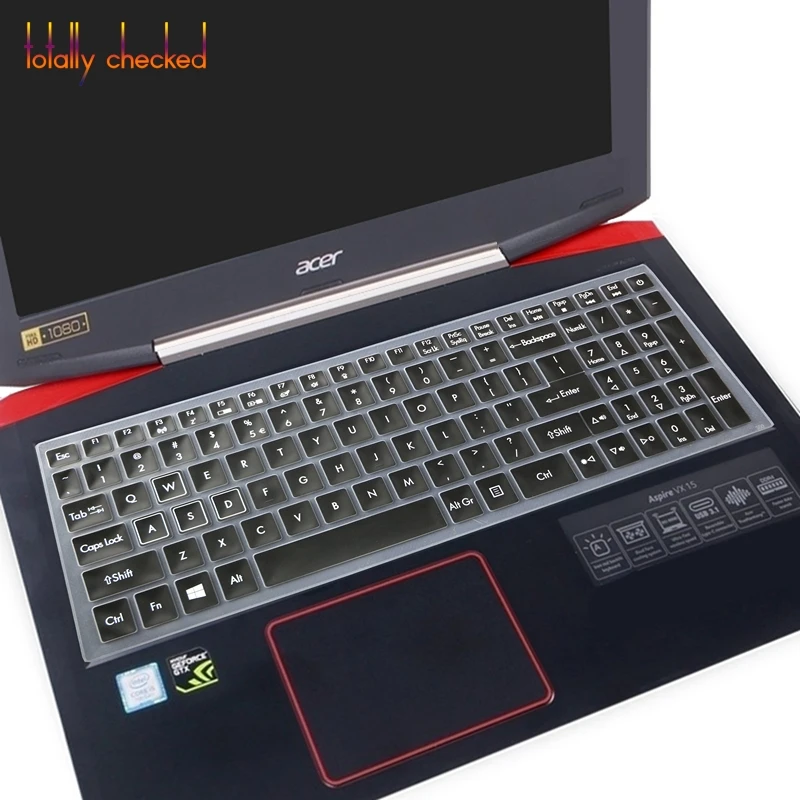 black Для acer деталь нитро-двигателя Himoto Redcat 5 AN515-42 AN515 42 AN515-52 AN515 42, 51, 52, модель 51ez 51by 791p 15,6 силиконовый чехол для клавиатуры для ноутбука Защитная крышка - Цвет: black