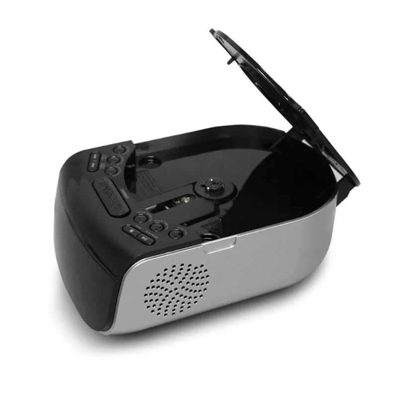 

PC-6108 home student CD player alarm clock bell radio player early education machine children's small speakers USB charging