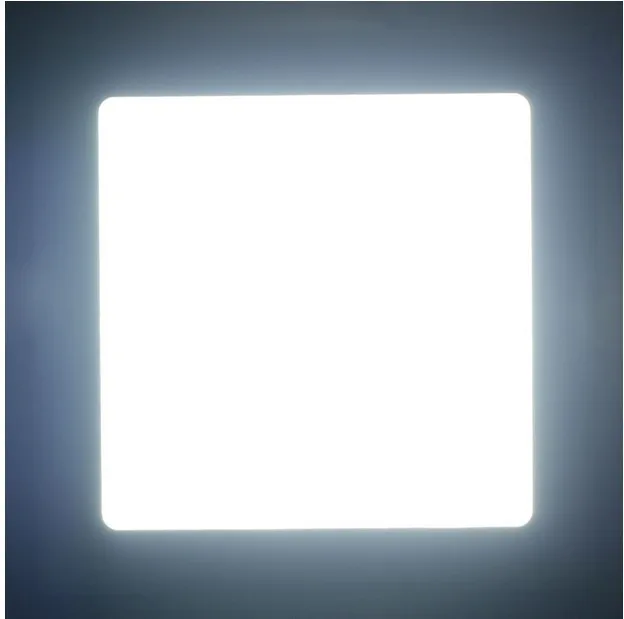 Ультратонкий Квадратный светодиодный светильник с регулируемой яркостью s 24 Вт 12 дюймов 300 мм 3 Вт 4 Вт 6 Вт 9 Вт 12 Вт 15 Вт 18 Вт светодиодный встраиваемый потолочный светильник AC85-265V