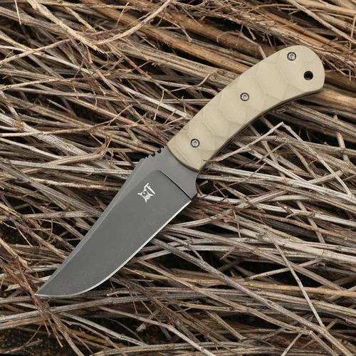 G10 DC53 GODFUR DC53 или D2 стальное лезвие фиксированный нож G10 или деревянная ручка Открытый Отдых Охота тактика выживания Прямые Ножи EDC инструменты - Цвет: G10 DC53