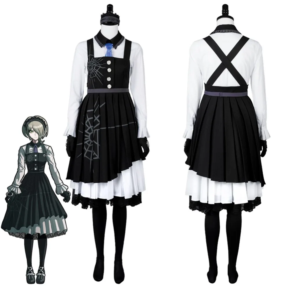Danganronpa V3: Killing Harmony кируми тодзо косплей костюм платье служанки для Хэллоуин карнавальные костюмы