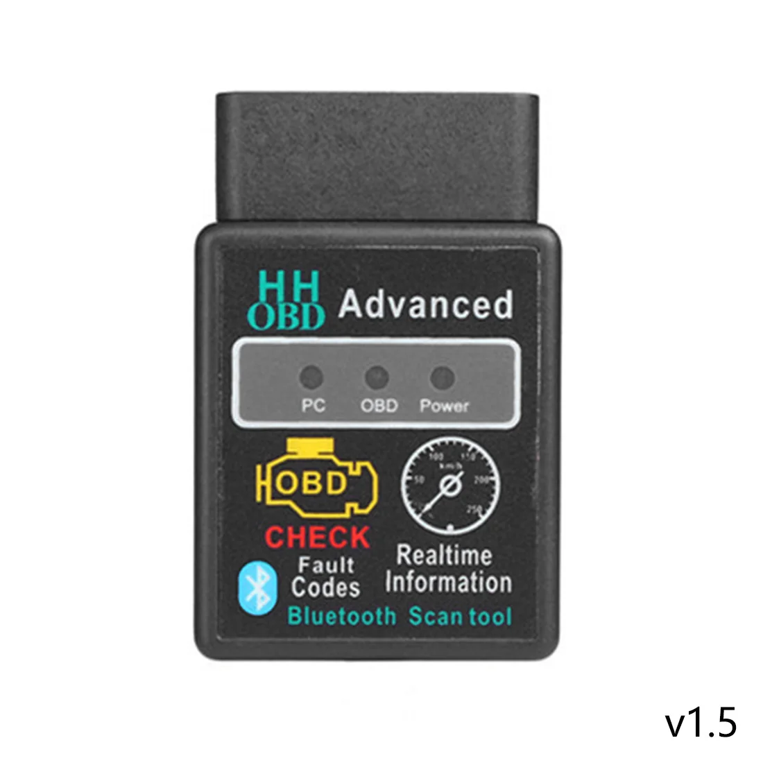 Dewtreetali Mini ELM 327 Bluetooth Расширенный OBD2 HH OBDII V1.5 ELM327 автомобильный диагностический