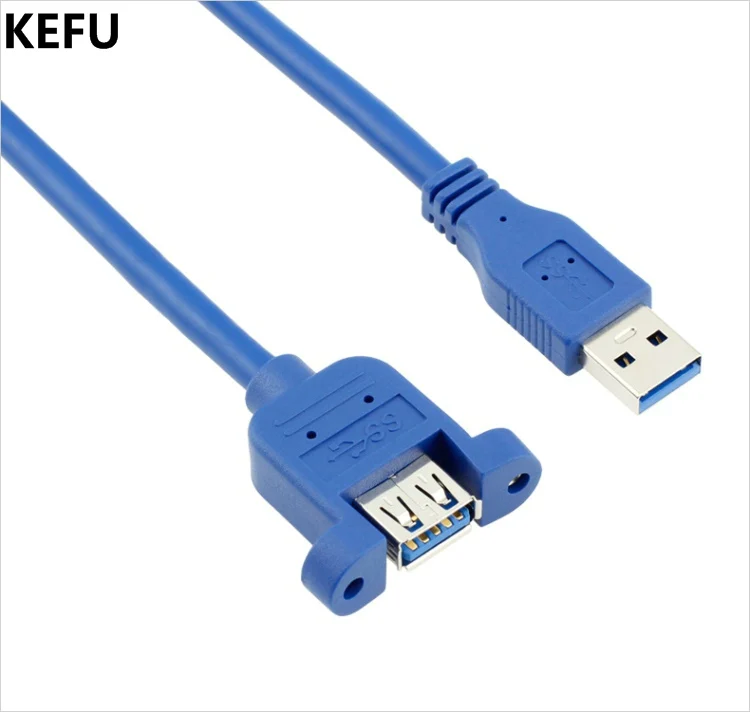 Высококачественный панельный удлинитель KEFU 0 3 м/0 6 м/1 5 м/3 м USB3.0 B мама-USB папа