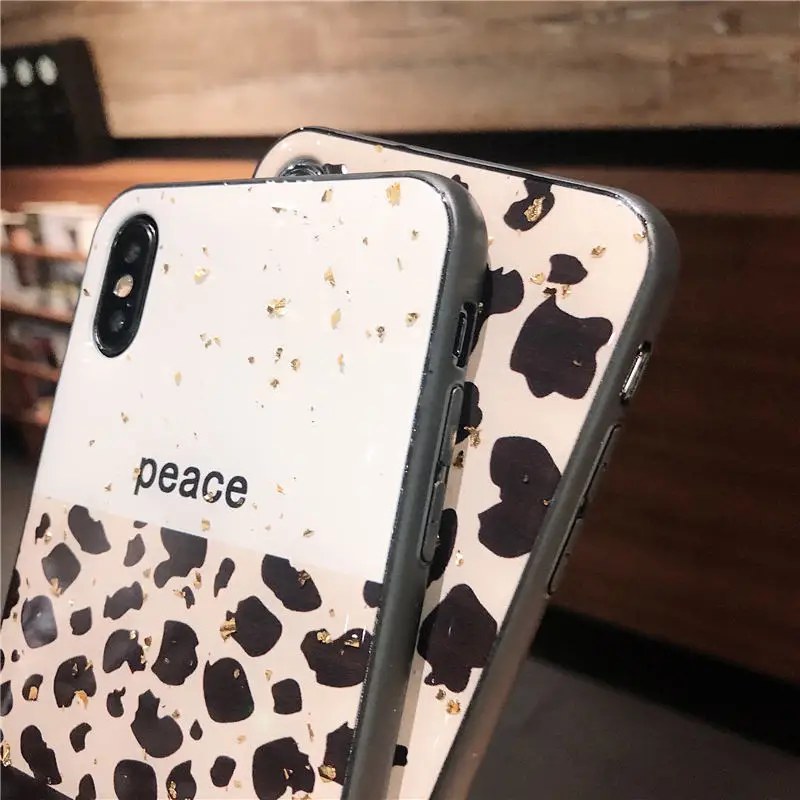 Роскошный леопардовый чехол из золотой фольги для Huawei P20 P30 P40 Lite Mate 20 30 Pro Y9S Honor 10i 8X