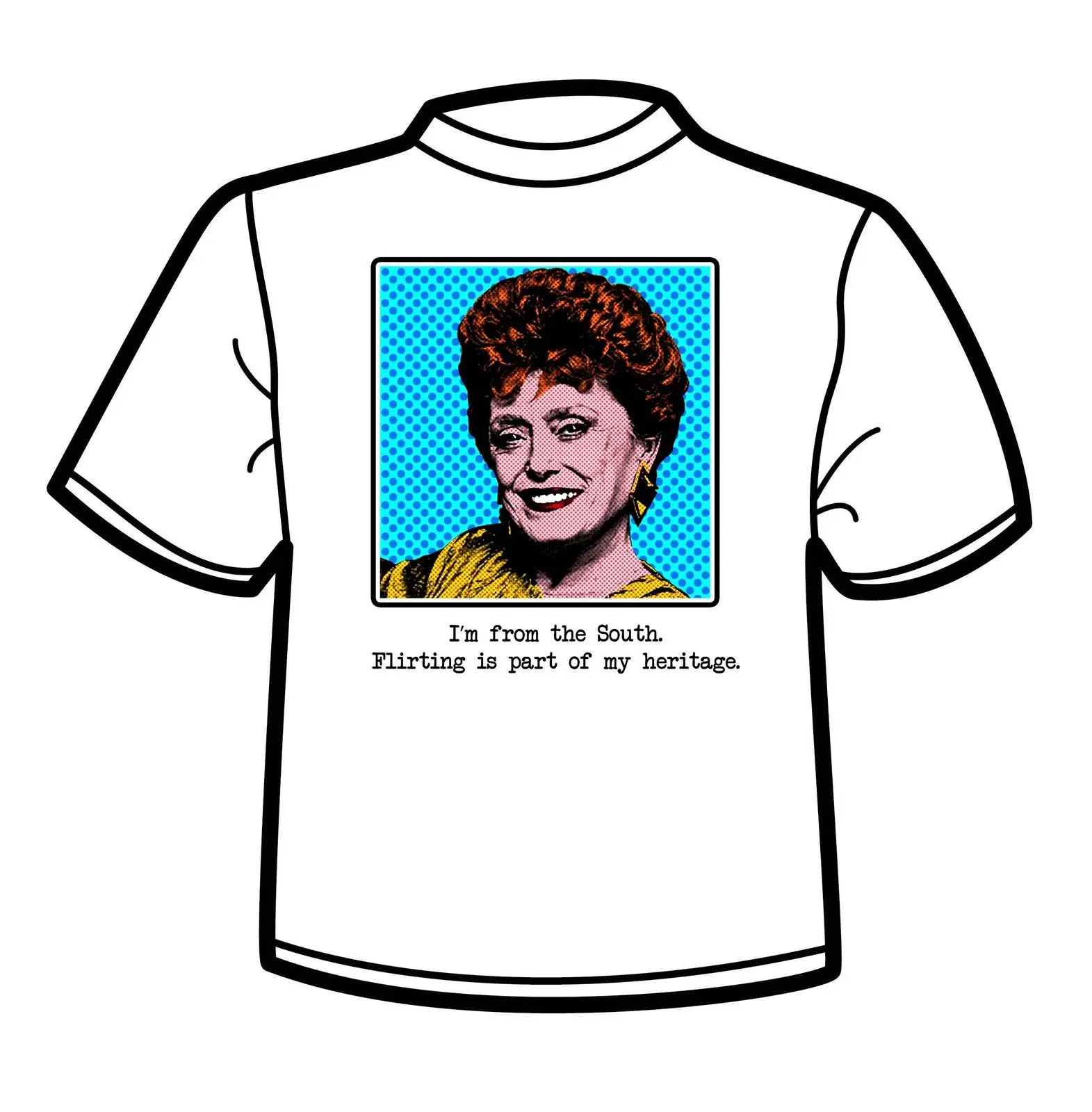 Золотистая футболка для девочек с принтом в стиле поп арт (Рю маккланахан)