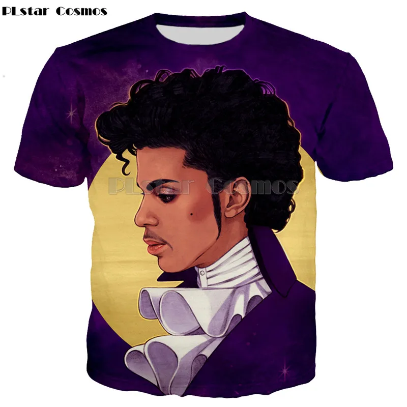 

PLstar Cosmos New Famous Singer Prince Rogers Nelson Printing Tshirt for Women Men 3d Prince T shirt Unisex Summer Tees Tops