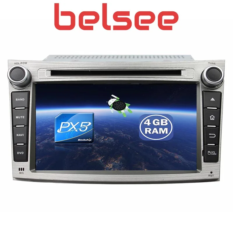 Автомагнитола Belsee для Subaru Legacy Outback 2009 2014 2 Din Android 9 0 Восьмиядерный процессор Bluetooth