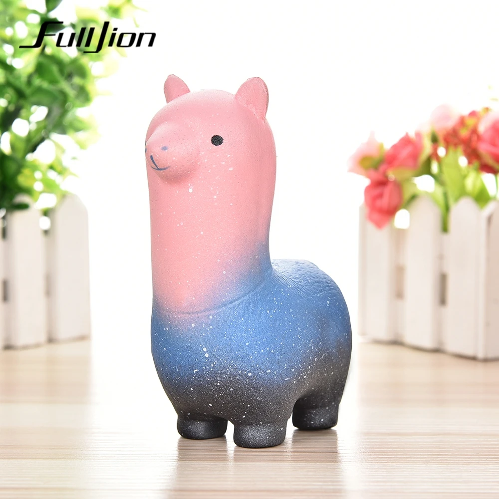 Fulljion Альпака Squishy Squishe Новинка кляп игрушечные лошадки весело стресс-сюрприз