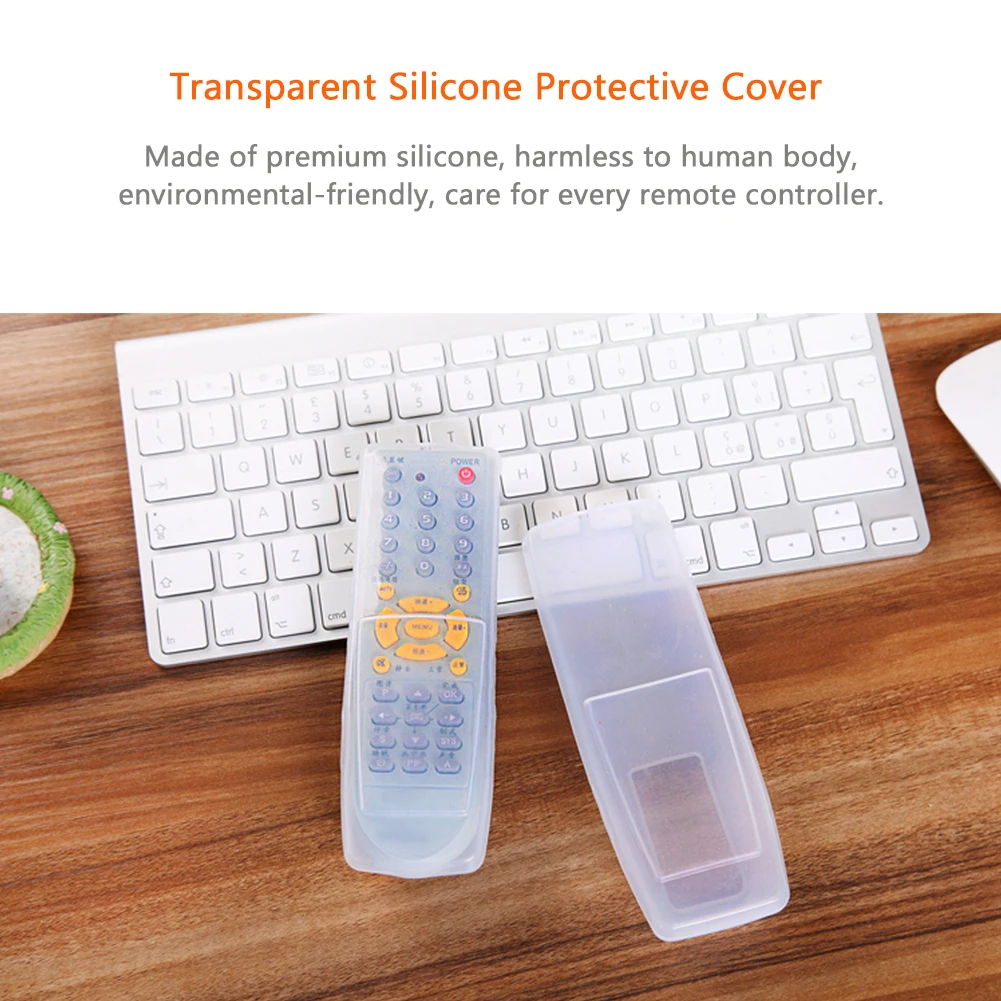 Silicone TV Remote Control Cover Air Condition Case Waterproof Dust Protective Storage Bag Organizer For Hisense Konka | Дом и сад