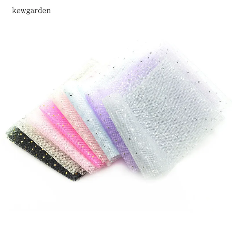Оптовая продажа 6 см блестящие кружевные марлевые ленты Kewgarden в горошек лента