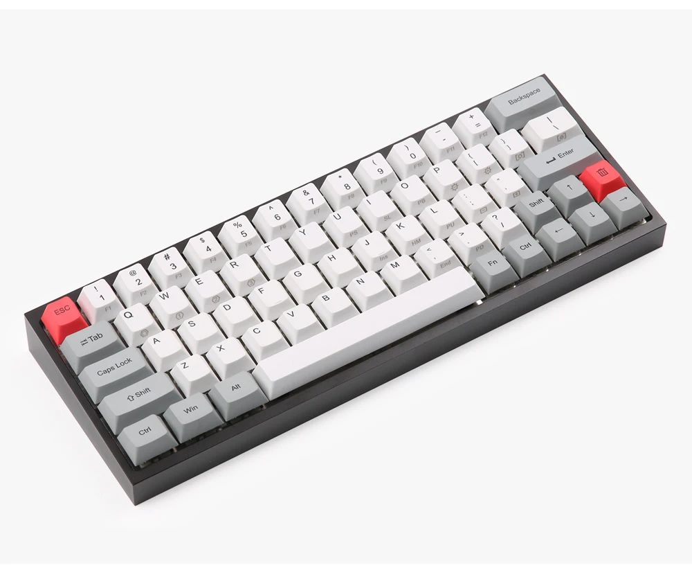 Краситель-sub Вишневый профиль keycap PBT 64 клавиши в пределах 2U левый сдвиг для GK64 механический keybvoard