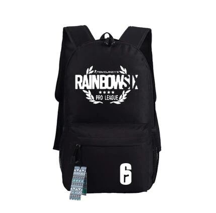 1 Игровой рюкзак Tom Clancy's Rainbow Six Siege, мужской военный рюкзак, унисекс, школьные сумки для студентов, брезентовый Рюкзак для ноутбука, рюкзак для путешествий - Цвет: 1