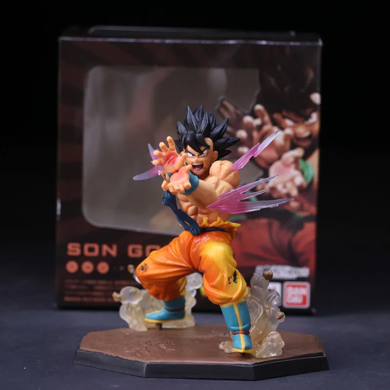 Аниме Dragon Ball Z Super Saiyan SON GOKU KameHameHa Ver. ПВХ фигурку Гоку модель игрушки juguetes brinquedos