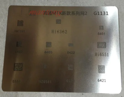 1 шт. BGA трафарет reball для Hi1101 Hi6362 Hi6401 hI6402 Hi6403 Hi6422 Hi6551 Hi6555 Hi6561 Hi6522 Hi6421