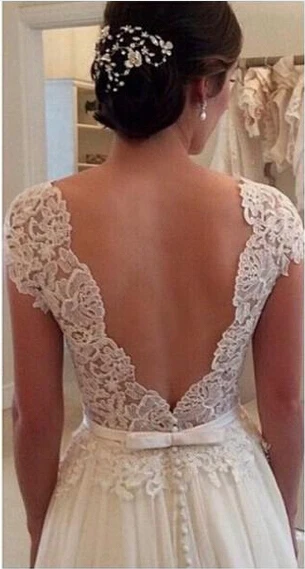 Белое кружевное свадебное платье 2019 короткий рукав тюль Vestido De Noiva без рукавов с