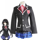 Школьная форма токисаки Куруми DATE A LIVE, пальто, рубашка, платье, наряд, аниме костюмы для косплея