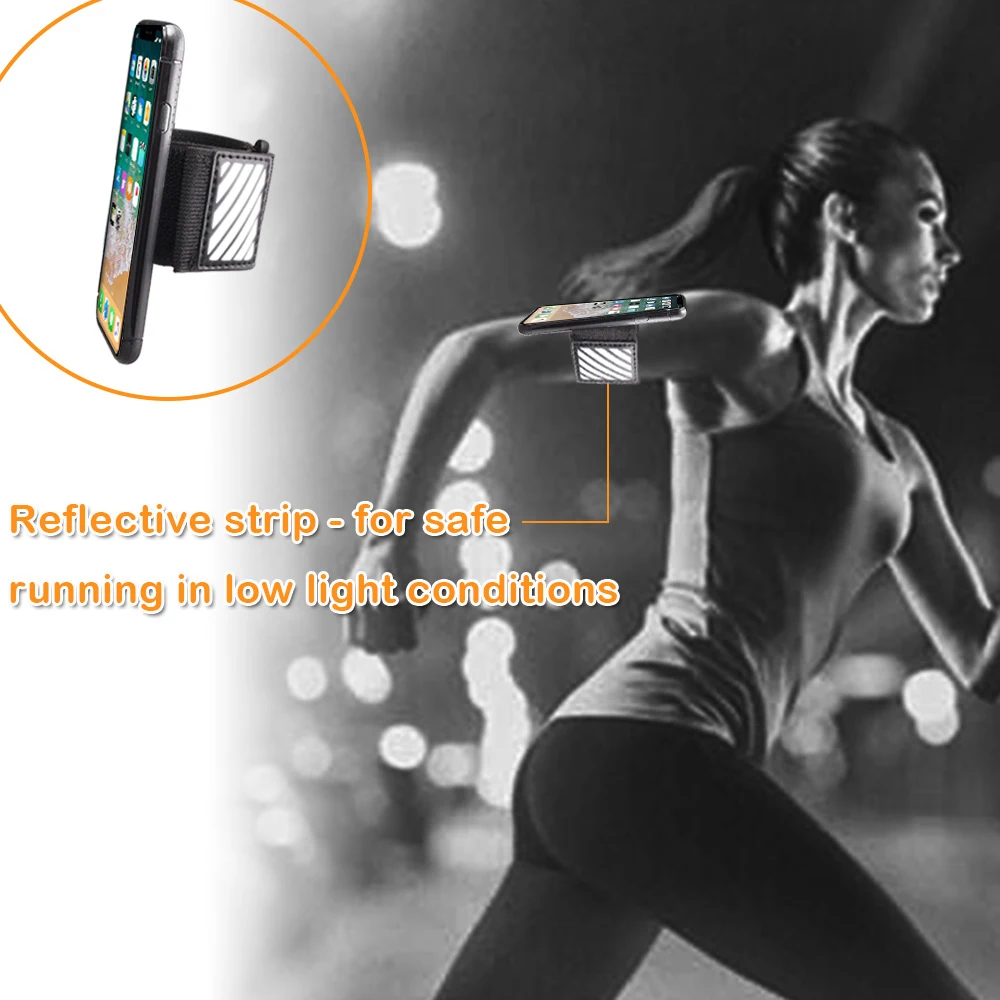 WANPOOL Sport Armband for i Phone XR - Open-Face / Wristband Holder To Fit 11&quot-20&quot Arm Circumferences | Мобильные телефоны
